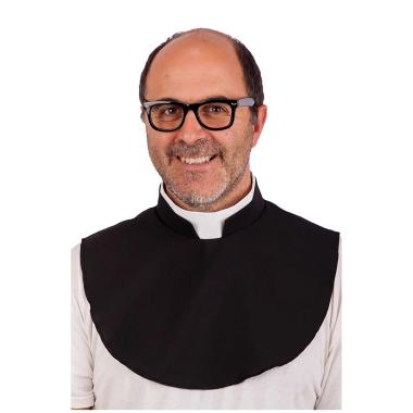 Collarino prete tessuto