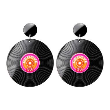 Orecchini disco vinile anni
