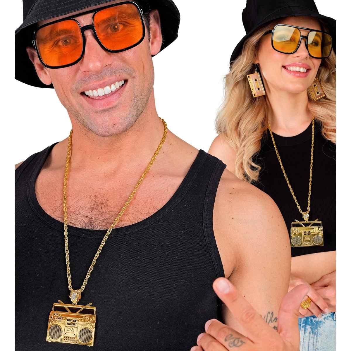 Collana metallo radio