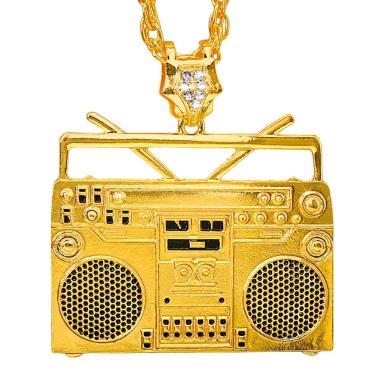 Collana metallo radio