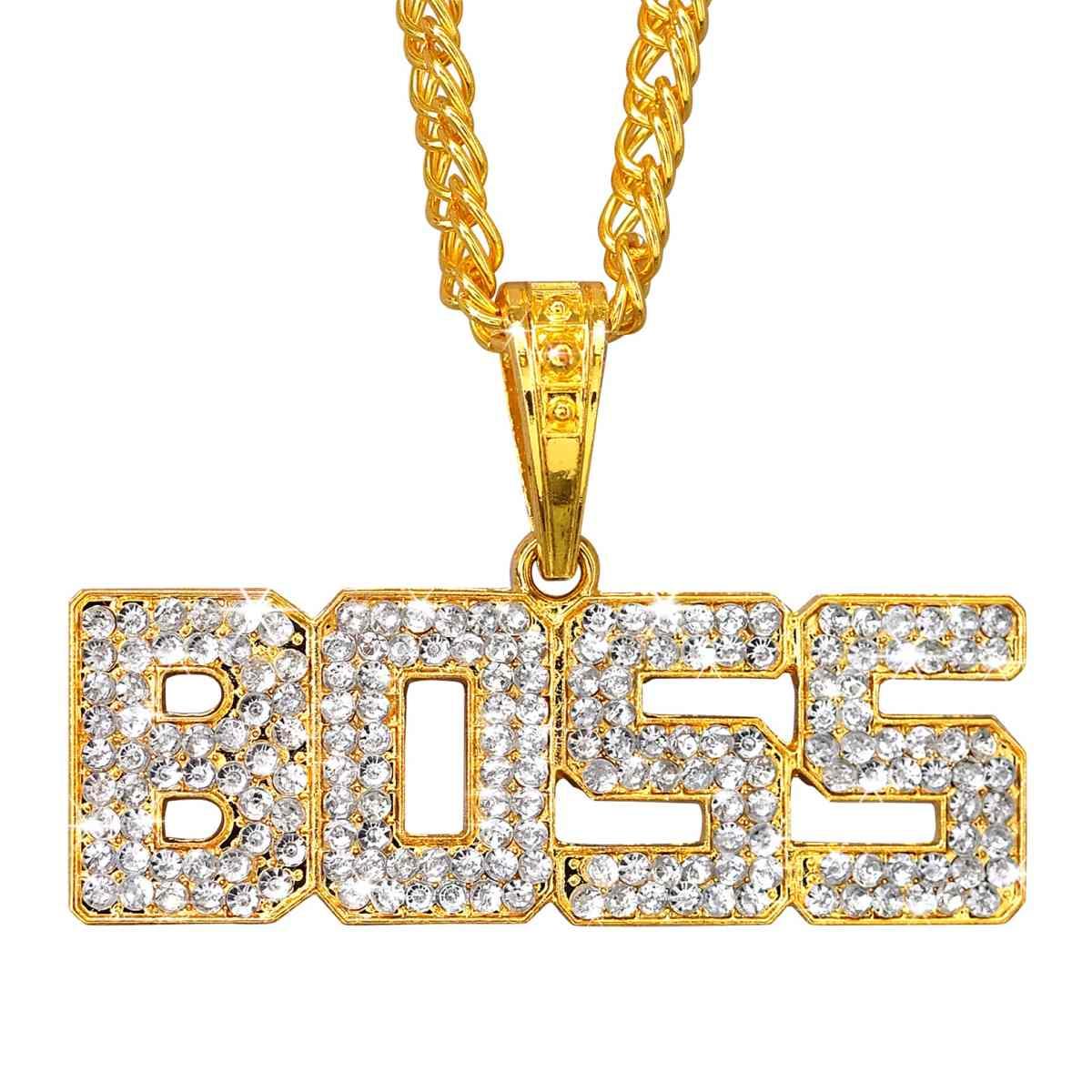 Collana metallo boss