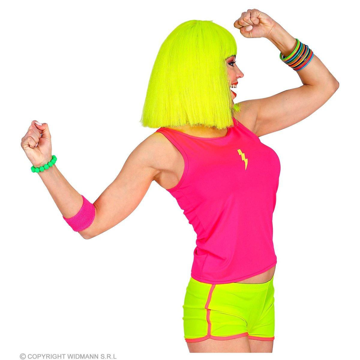 Canotta rosa fluorescente anni