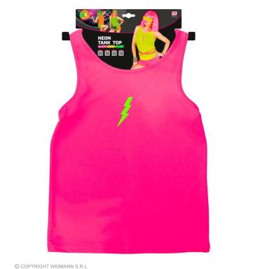 Canotta rosa fluorescente anni