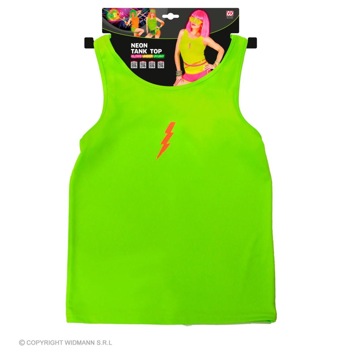 Canotta verde fluorescente anni