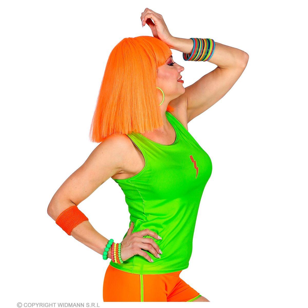 Canotta verde fluorescente anni