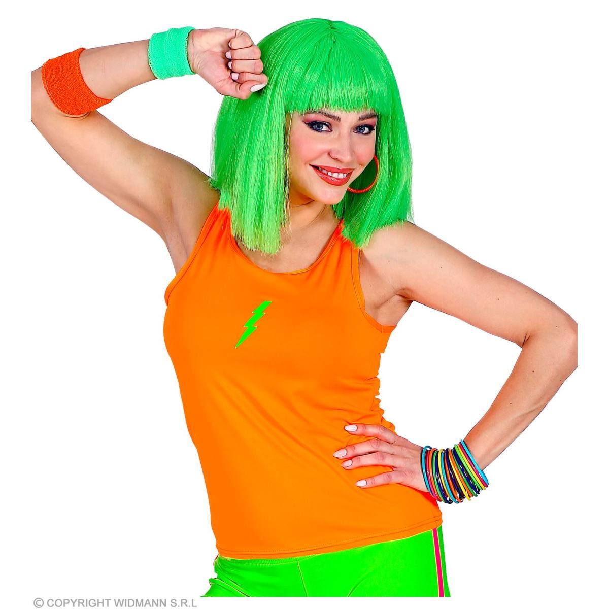 Canotta arancione fluorescente anni