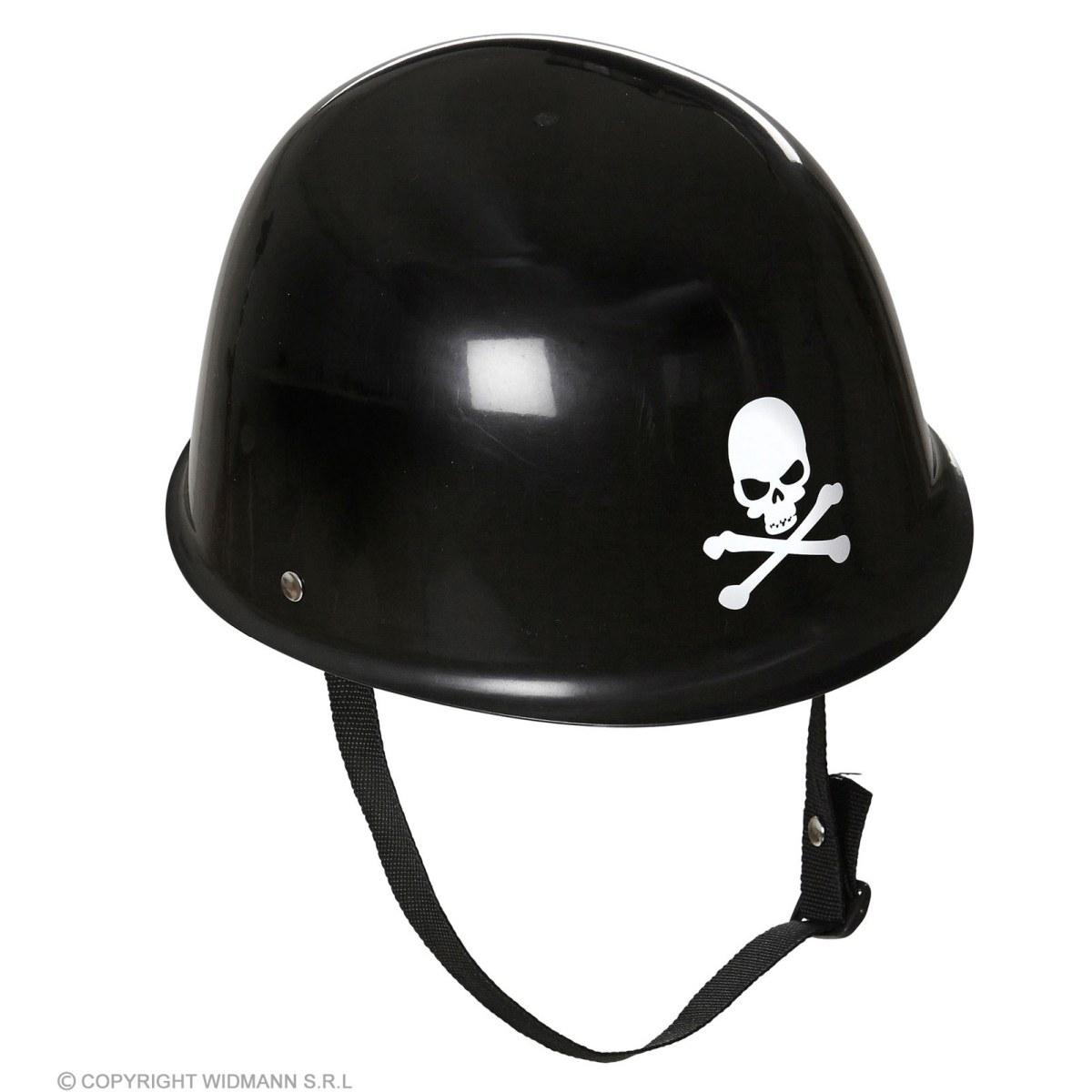 Casco motociclista teschio