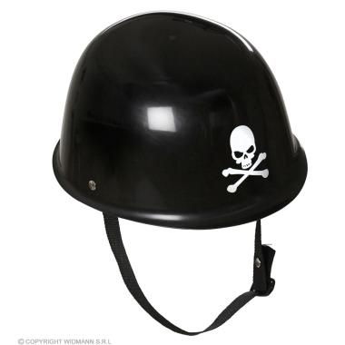 Casco motociclista teschio