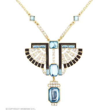 Collana faraone oro strass gemme