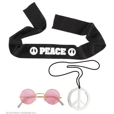 Collana hippie occhiali fascia