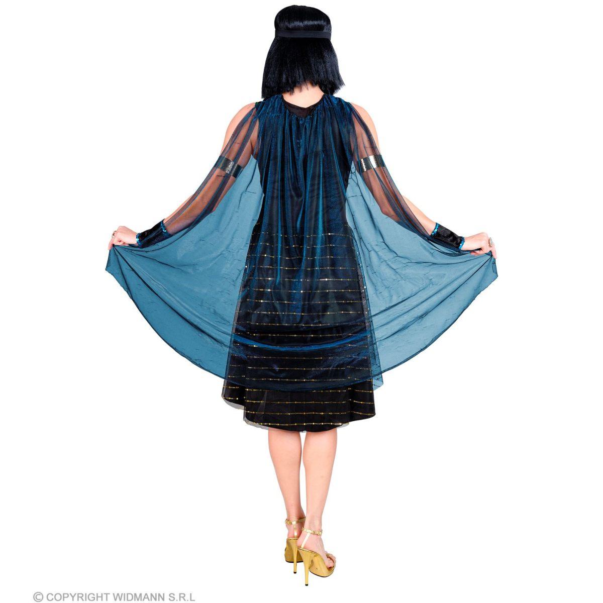 Costume egiziana regina nera oro