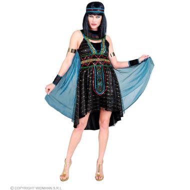 Costume egiziana regina nera oro