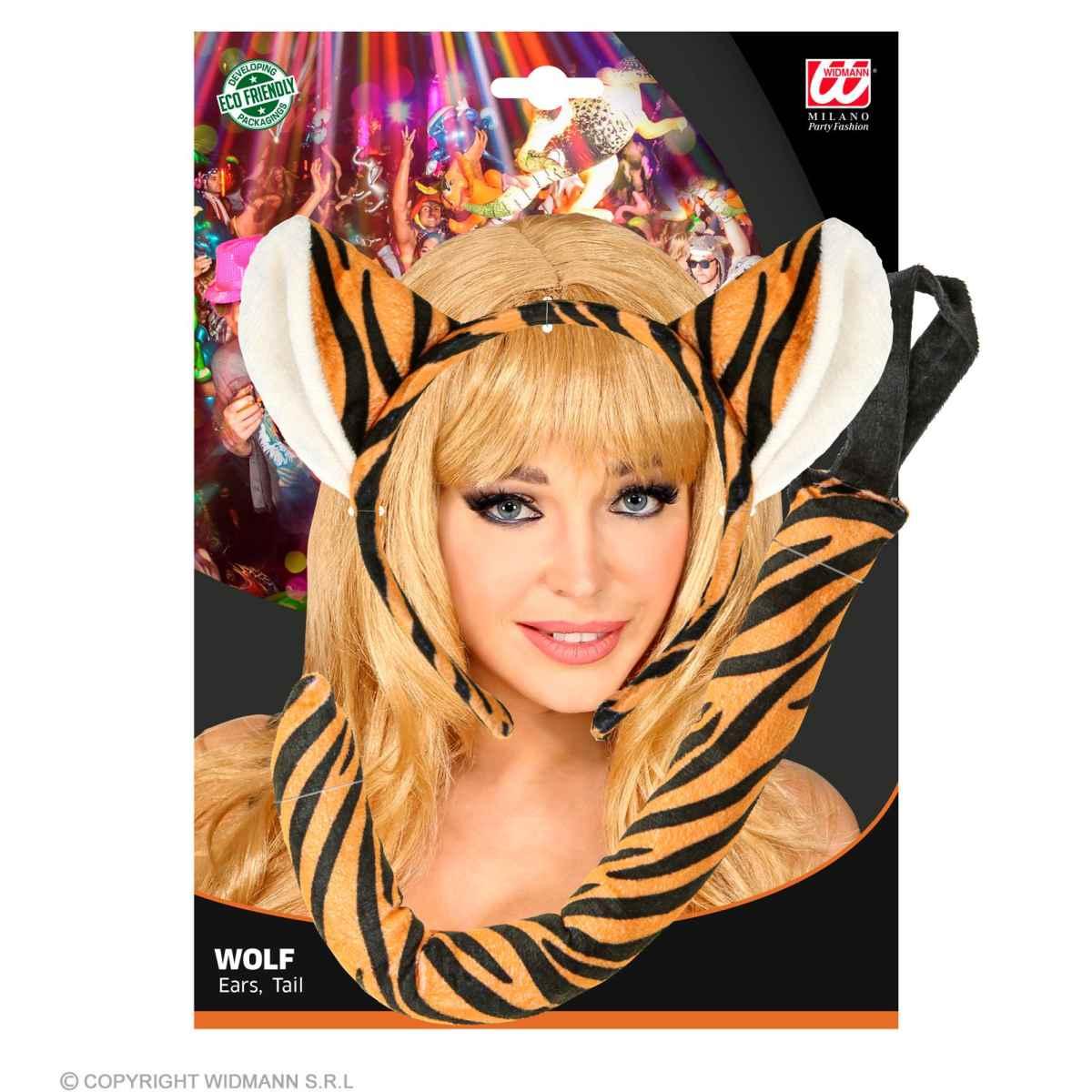 Tigre cerchietto coda