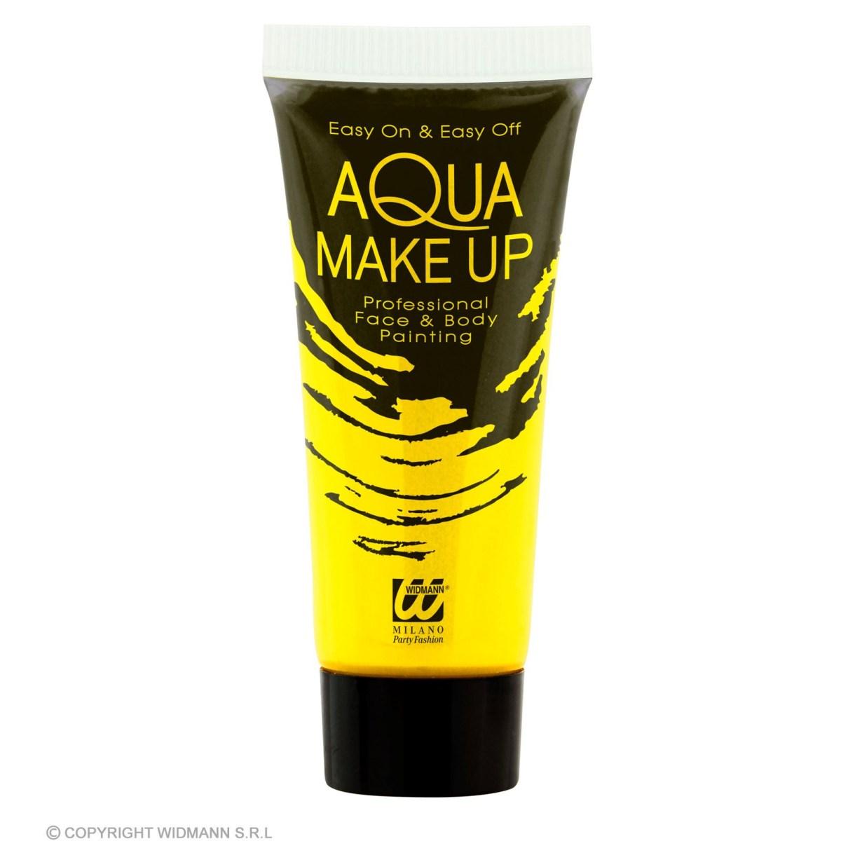 Trucco crema tubo acqua giallo fluo ml