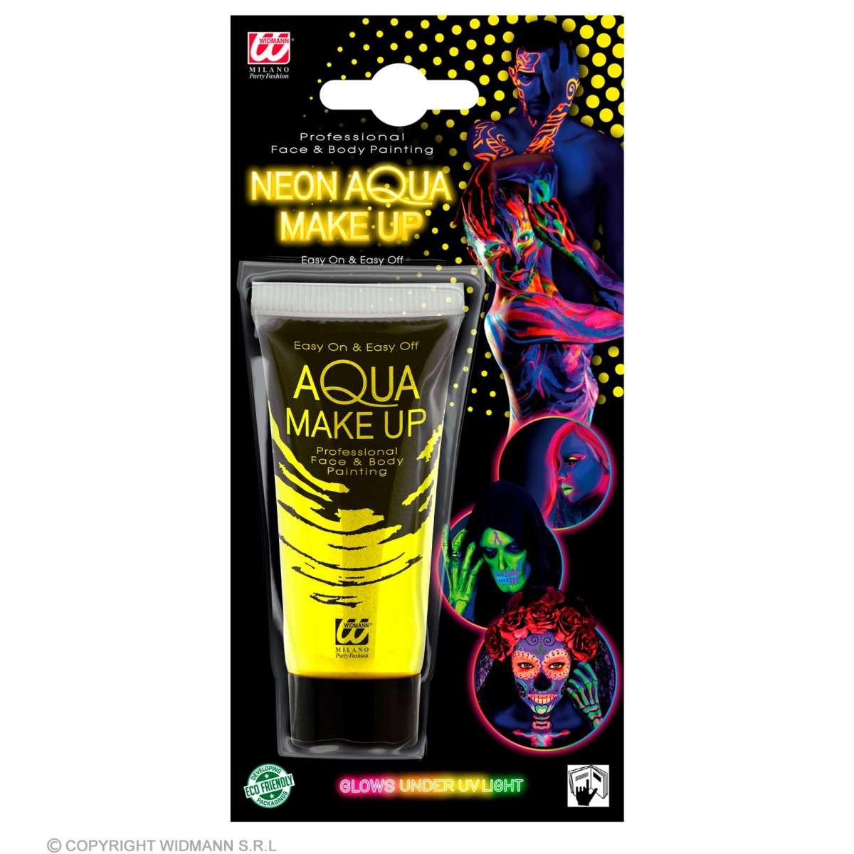Trucco crema tubo acqua giallo fluo ml
