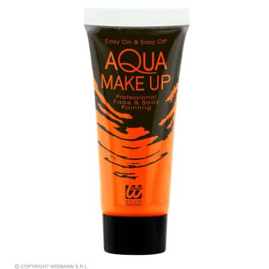 Trucco crema tubo acqua arancione fluo ml