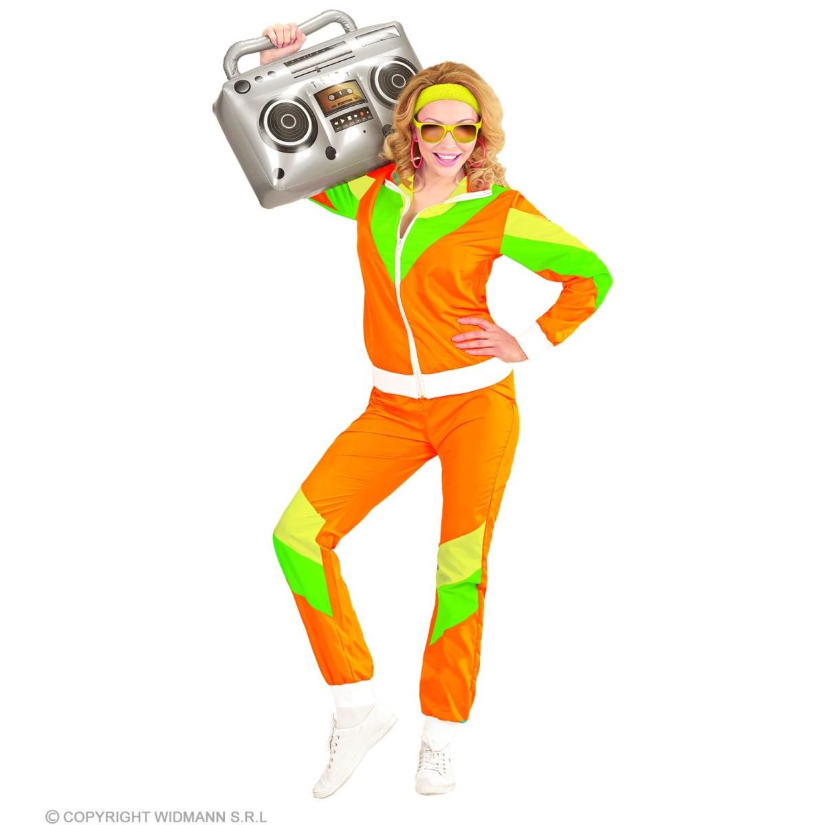 Costume tuta anni 80 arancione