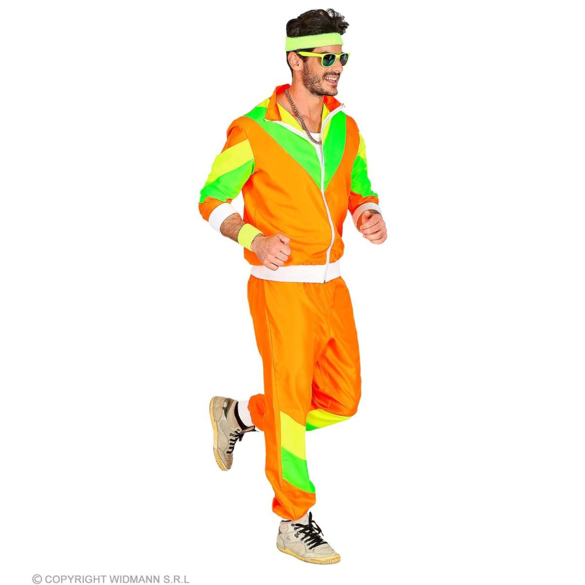Costume tuta anni 80 arancione