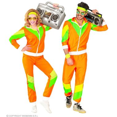 Costume tuta anni 80 arancione