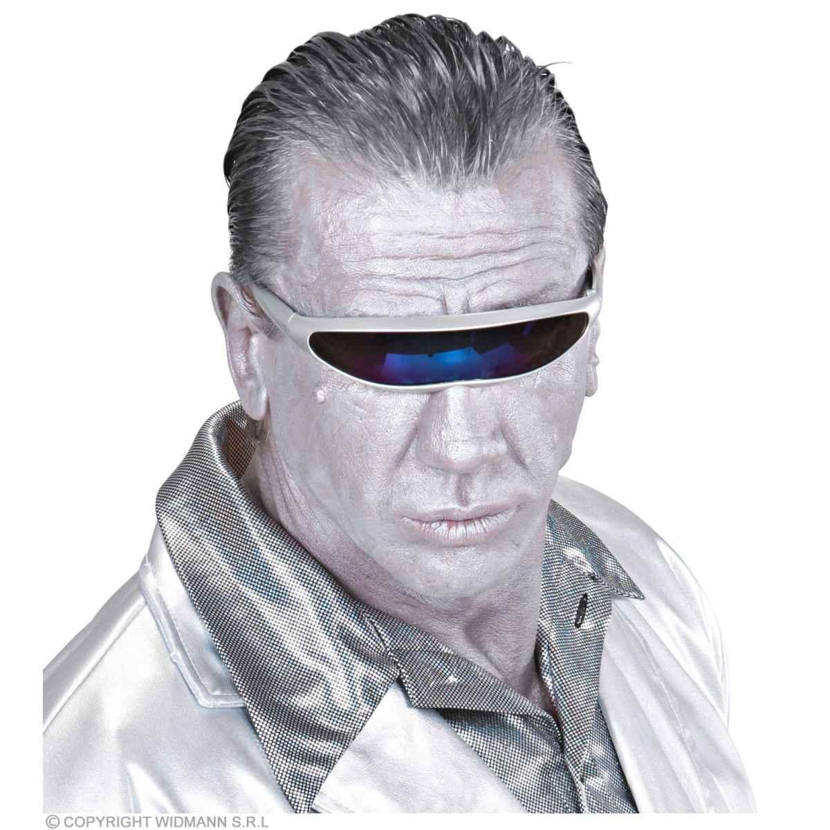Occhiali robot argento