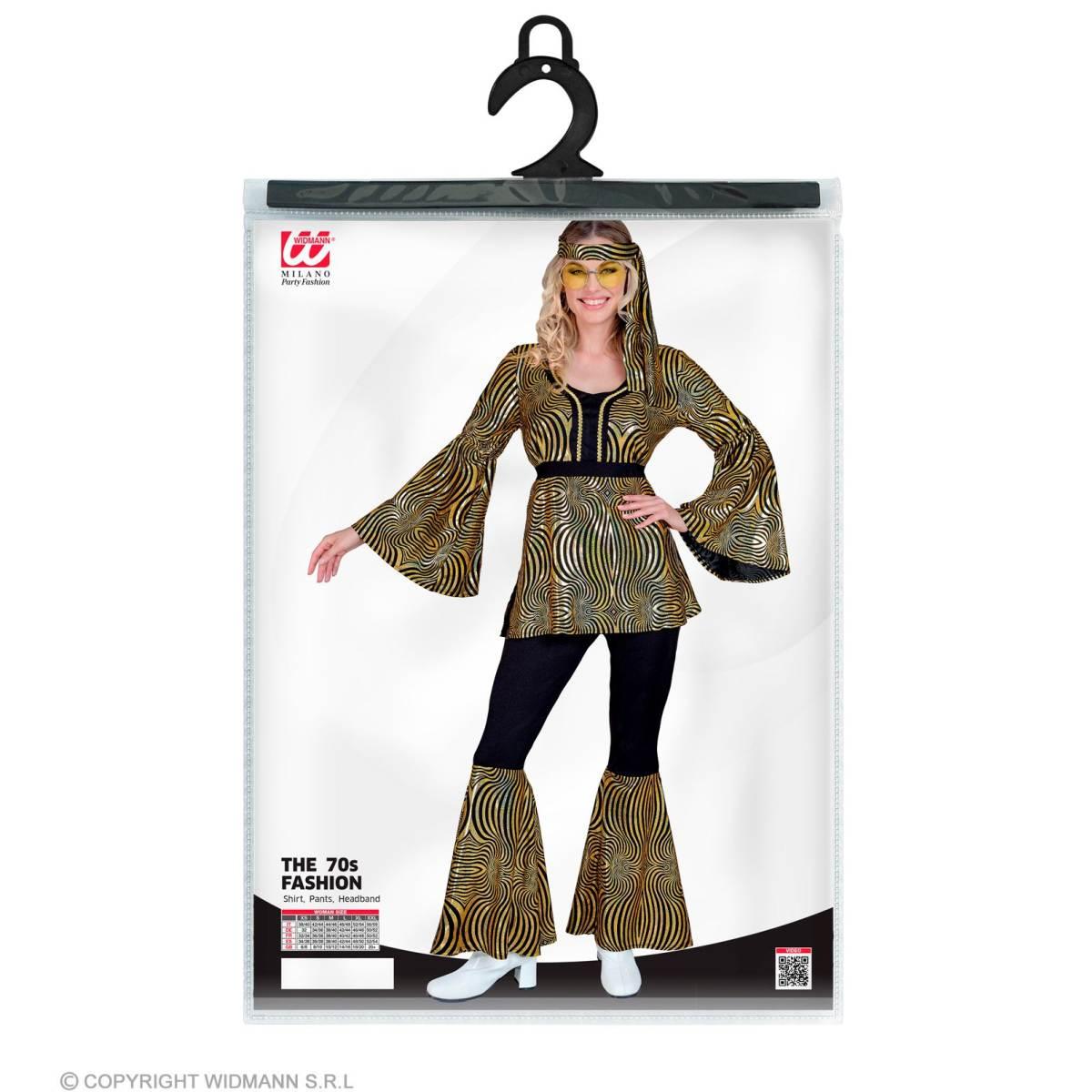 Costume hippie anni 70 80 oro