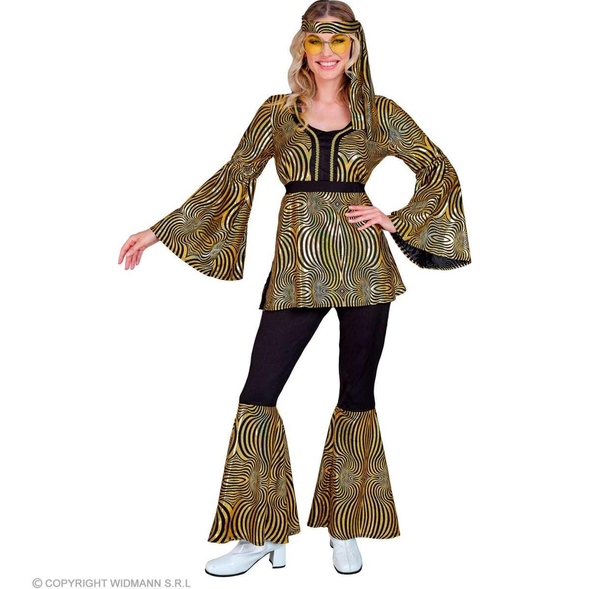 Costume hippie anni 70 80 oro