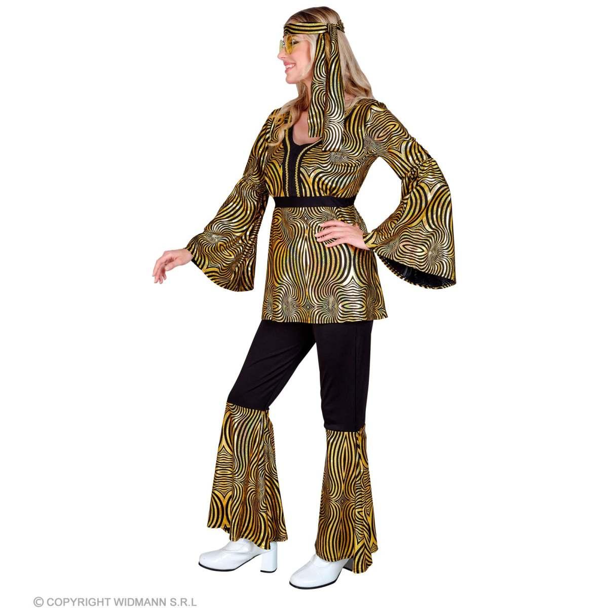 Costume hippie anni 70 80 oro