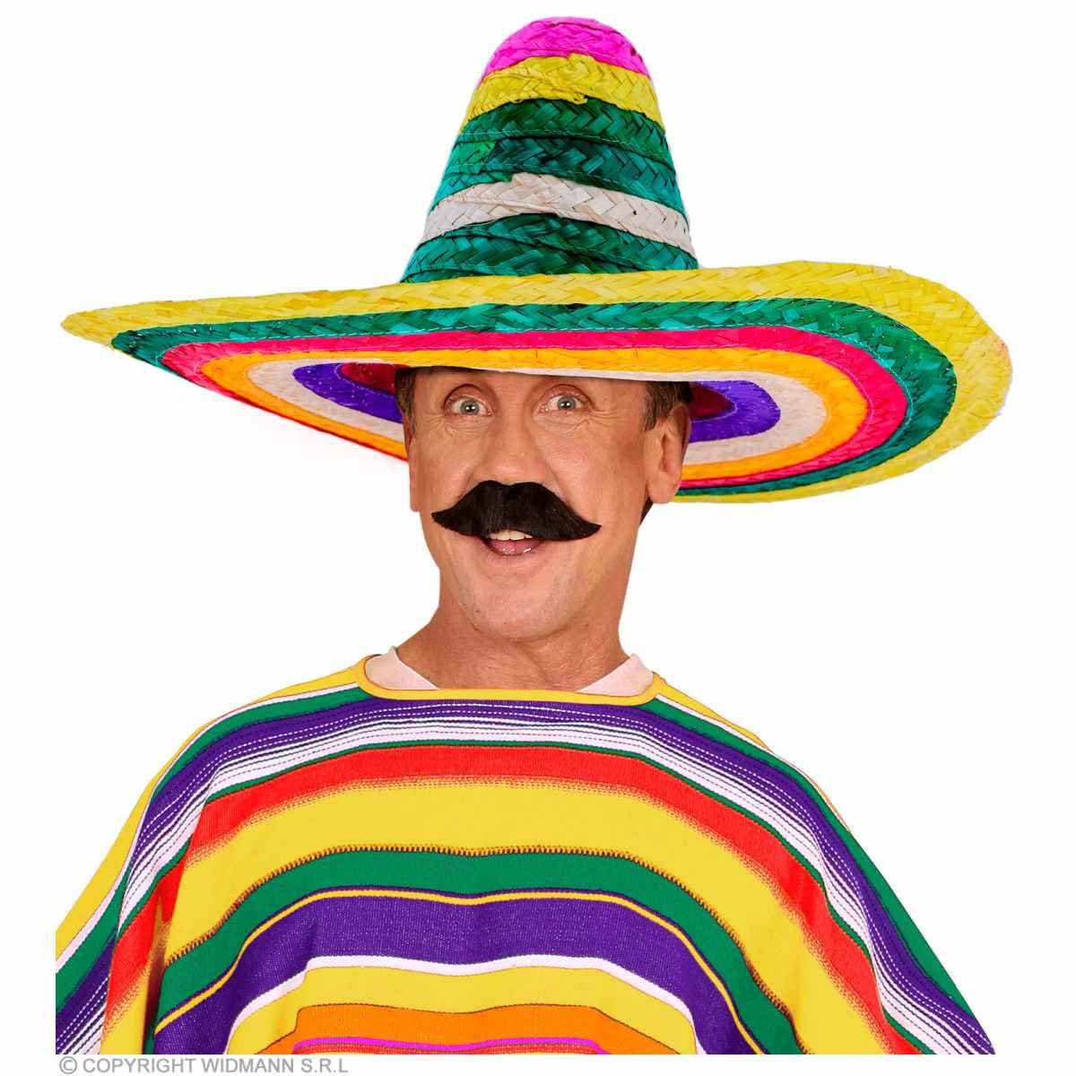 Cappello sombrero paglia color