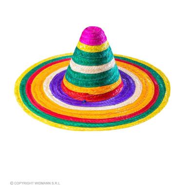 Cappello sombrero paglia color