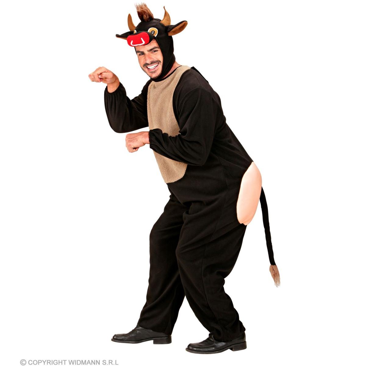 Costume toro nero sedere