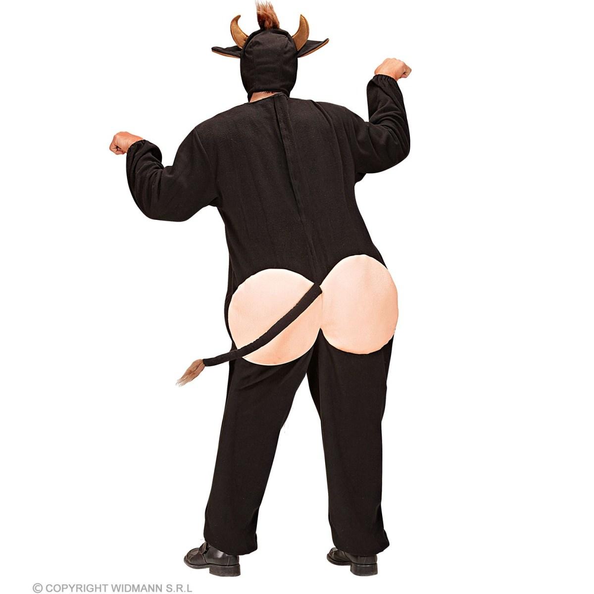 Costume toro nero sedere