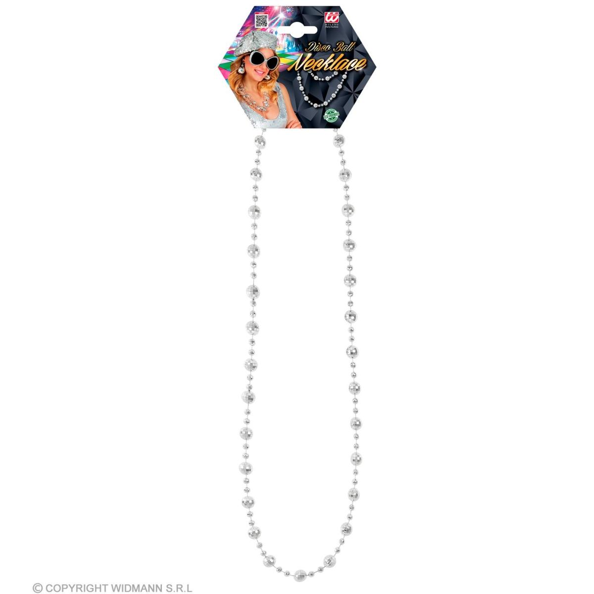Collana sfere discoteca argento