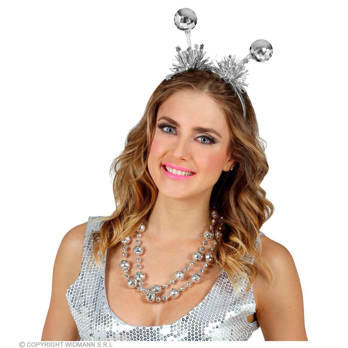 Collana sfere discoteca argento