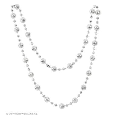 Collana sfere discoteca argento