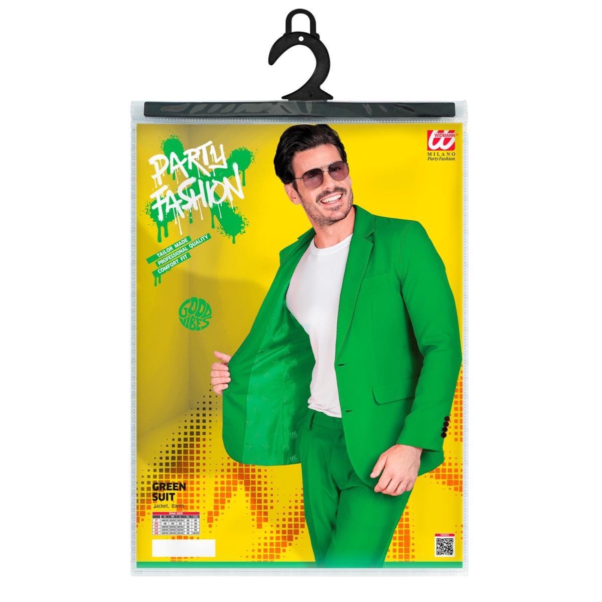 Costume completo party disco verde