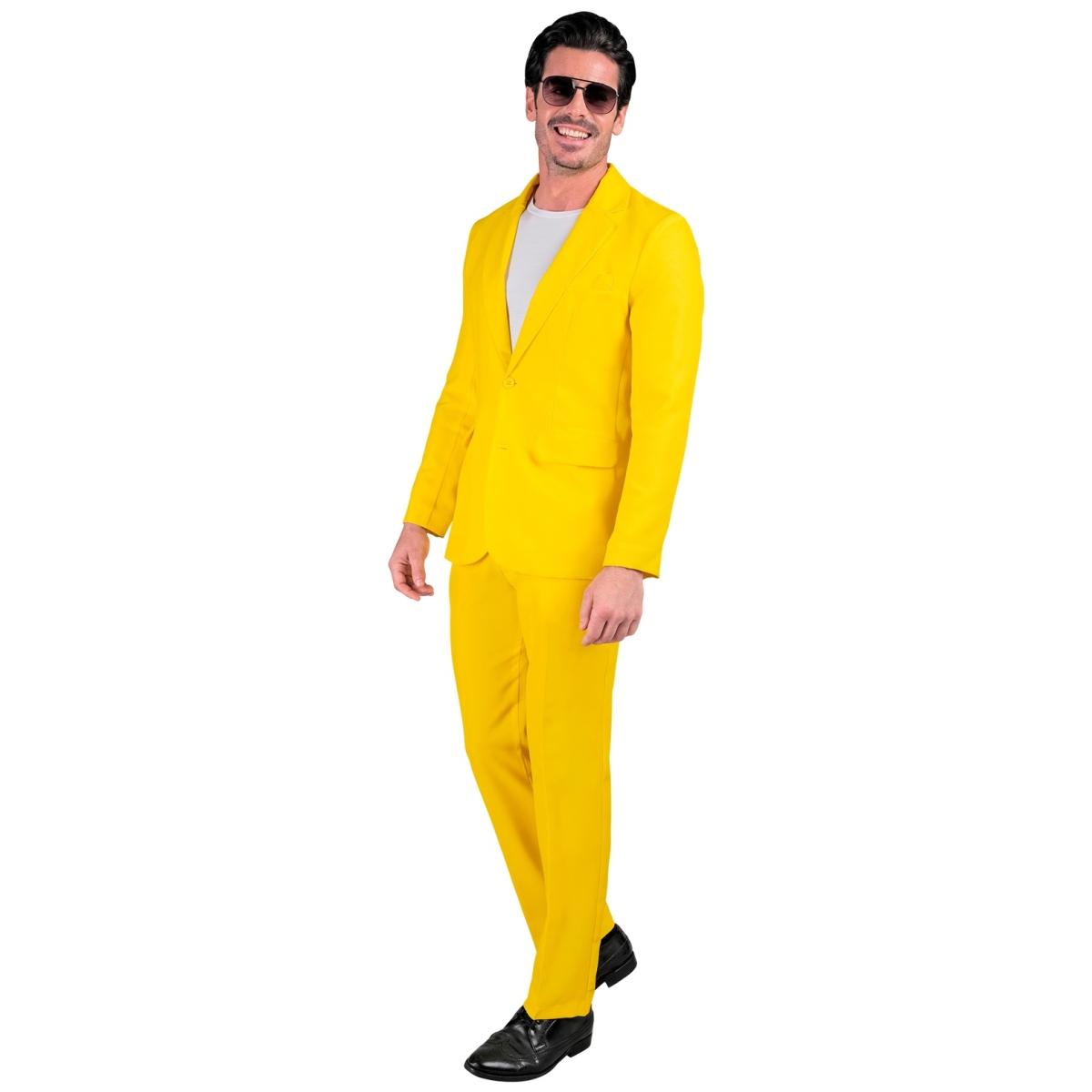 Costume completo party disco giallo