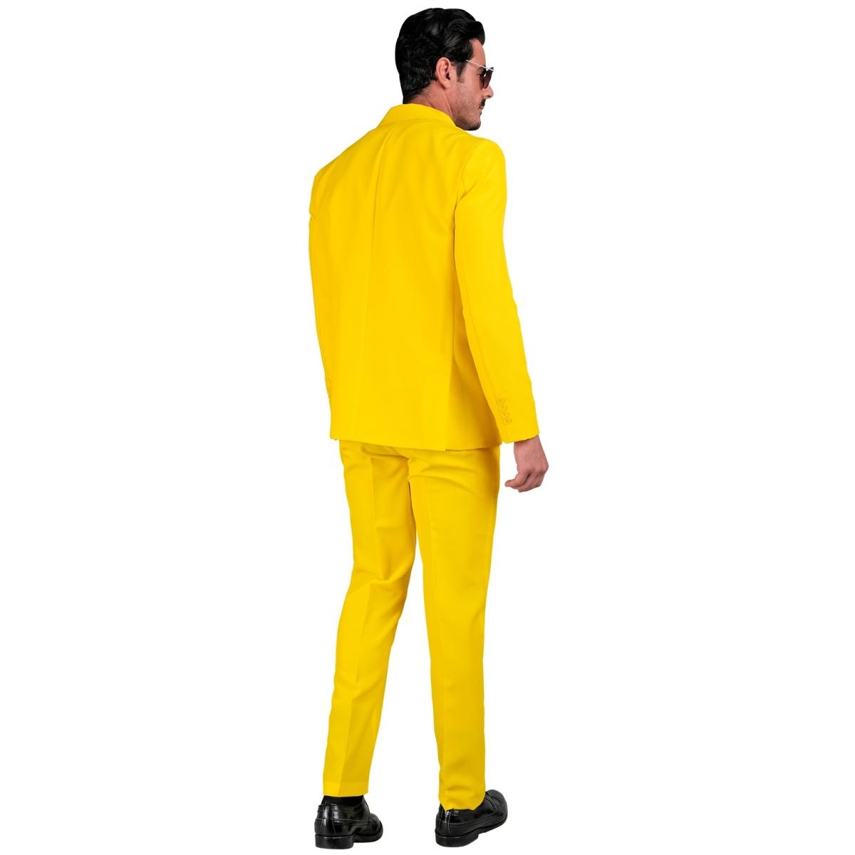 Costume completo party disco giallo