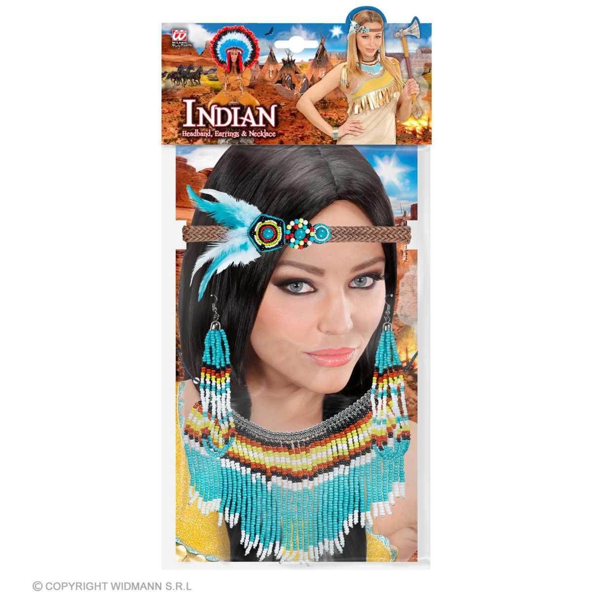 Collana indiana fascia orecchini