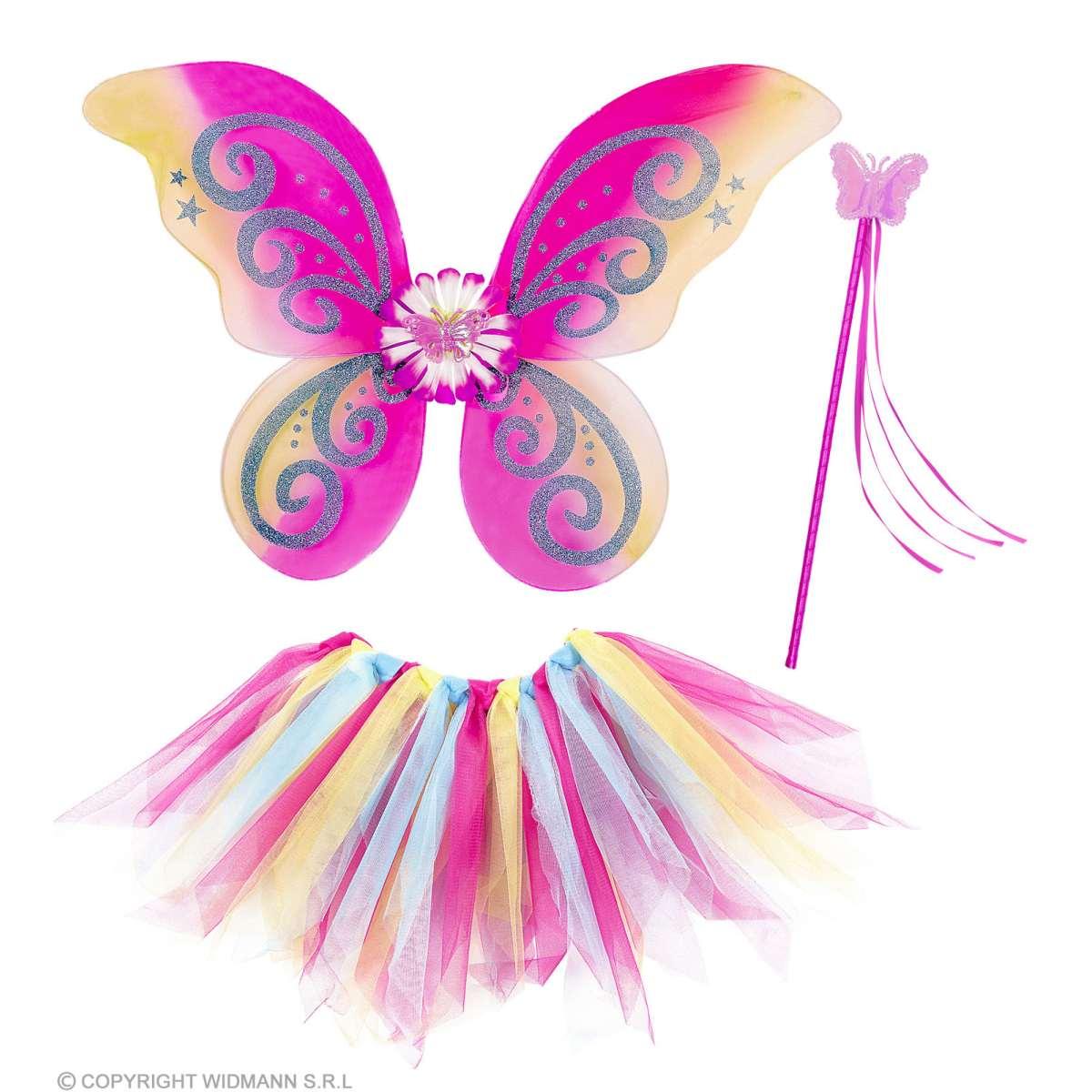 Farfalla multicolor Set 3 pz