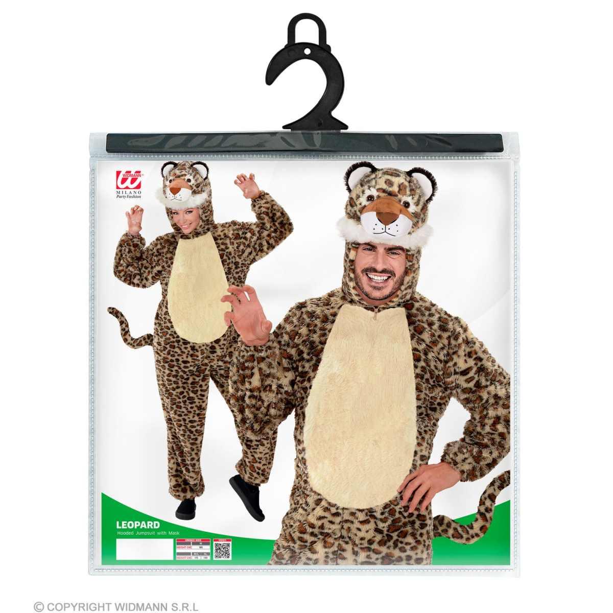 Costume leopardo peluche soft