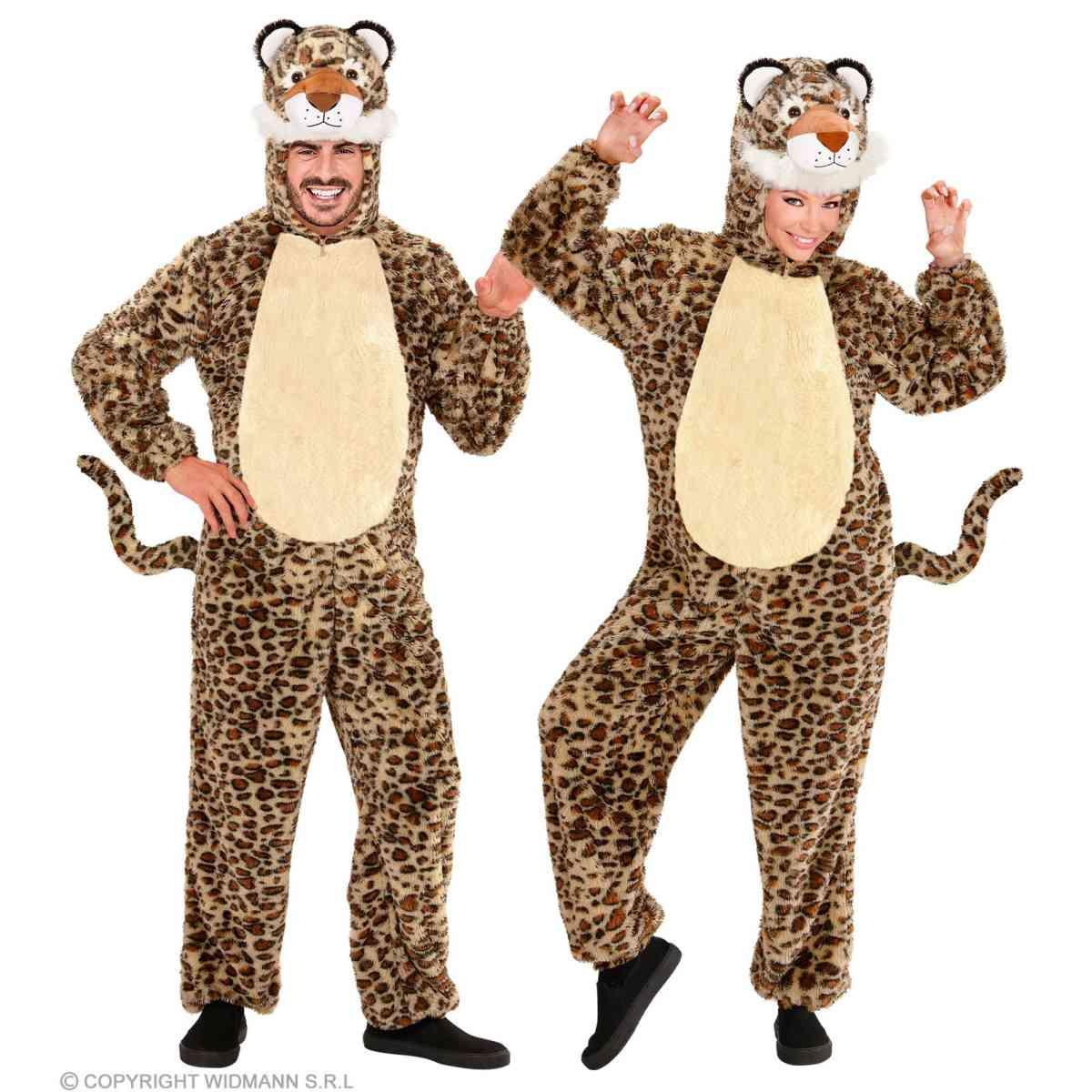 Costume leopardo peluche soft