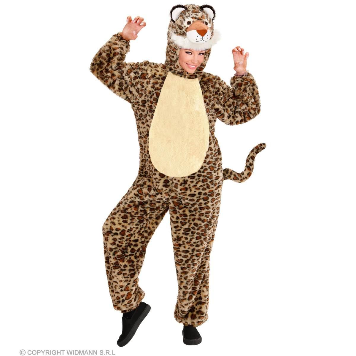 Costume leopardo peluche soft