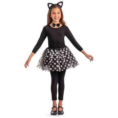 Gonna gattina papillon cerchietto