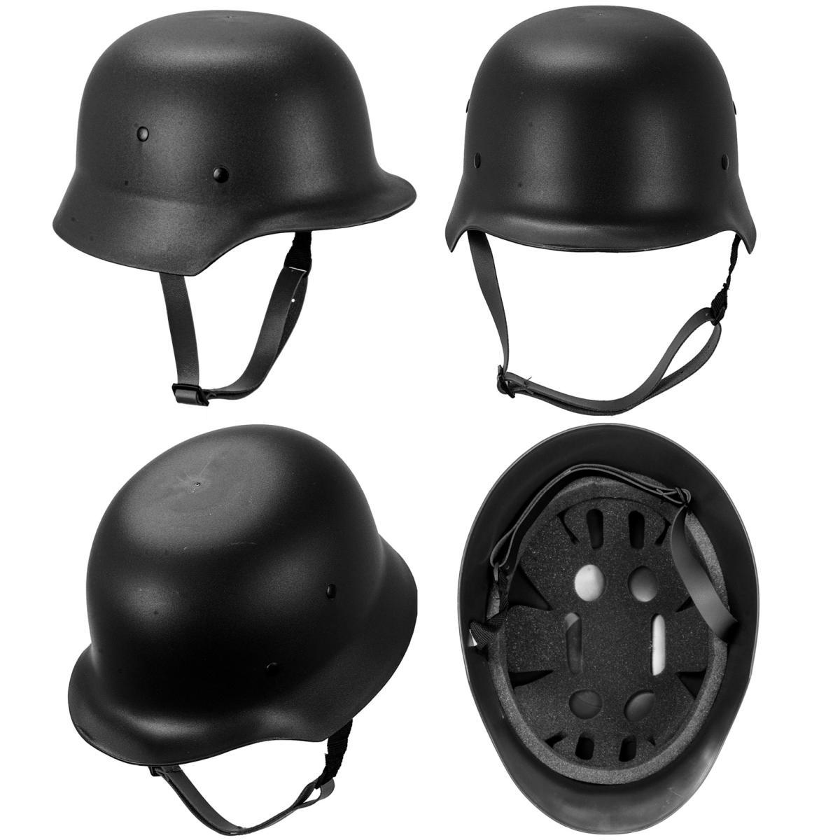 Elmo militare nero