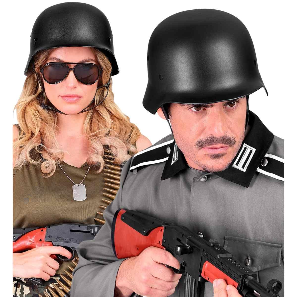 Elmo militare nero
