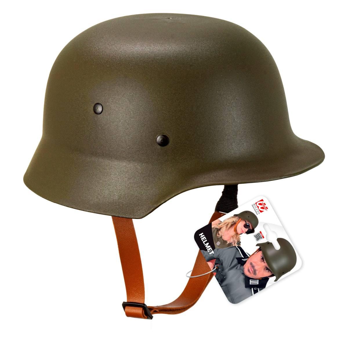 Elmo militare verde