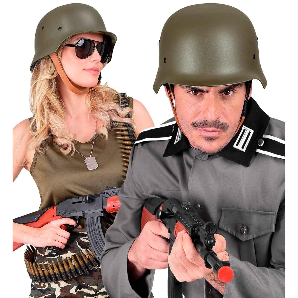 Elmo militare verde