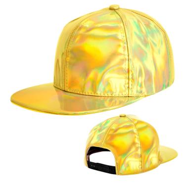 Cappello berretto oro olografico anni