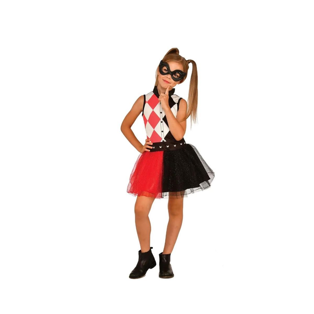 Costume harley quinn maschera