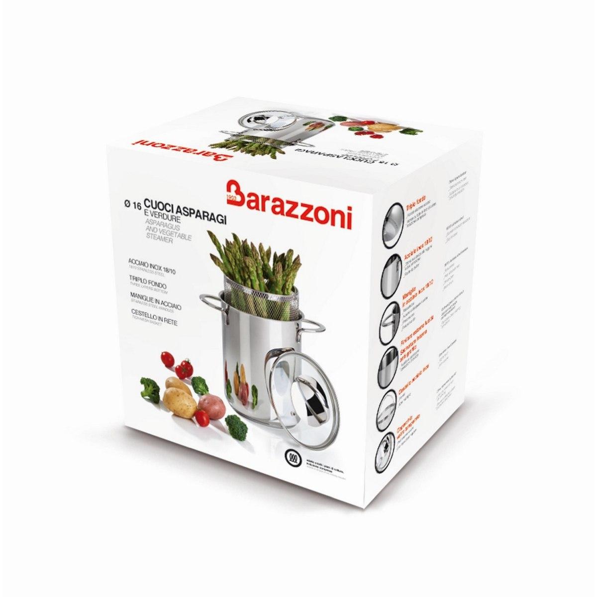 Pentola Barazzoni Cuoci Asparagi Inox cm.Ø16 | Barazzoni